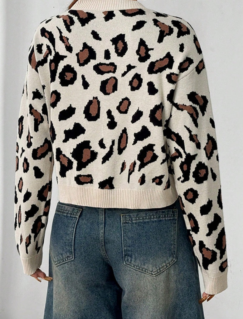 Open-Front Cardigan with Bow Detail