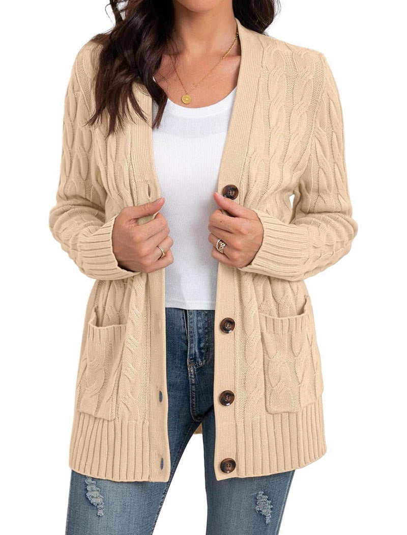 Knit Pockets Cardigan