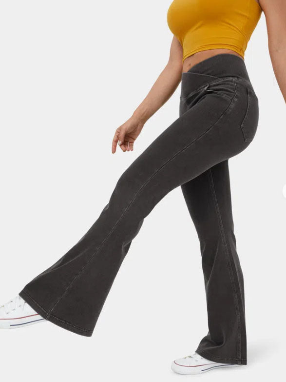 High-Rise Flare Legs Jeans