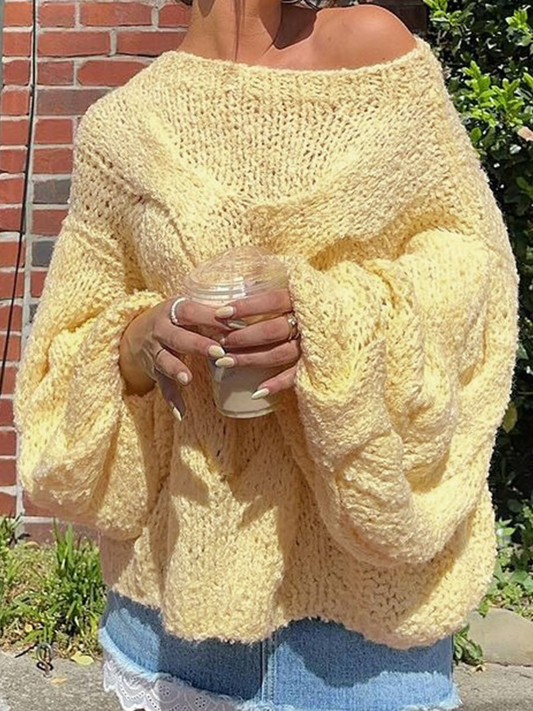 Oversized Knit Sweater