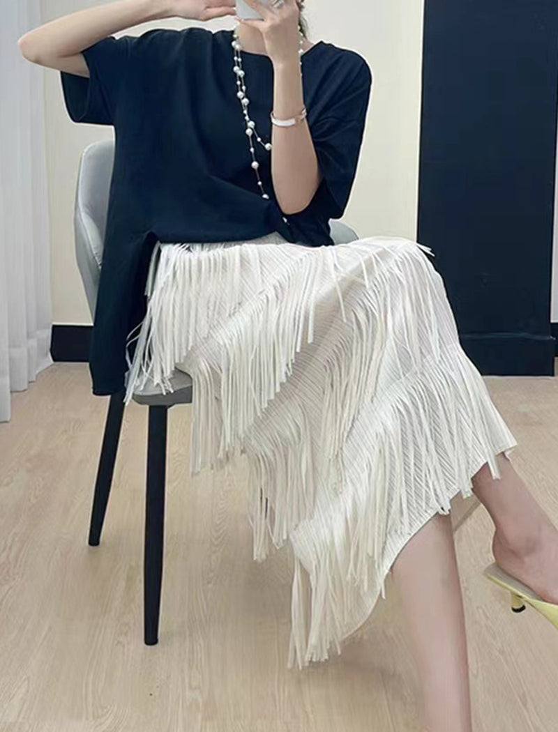 Tassel Cake A-Line Skirt