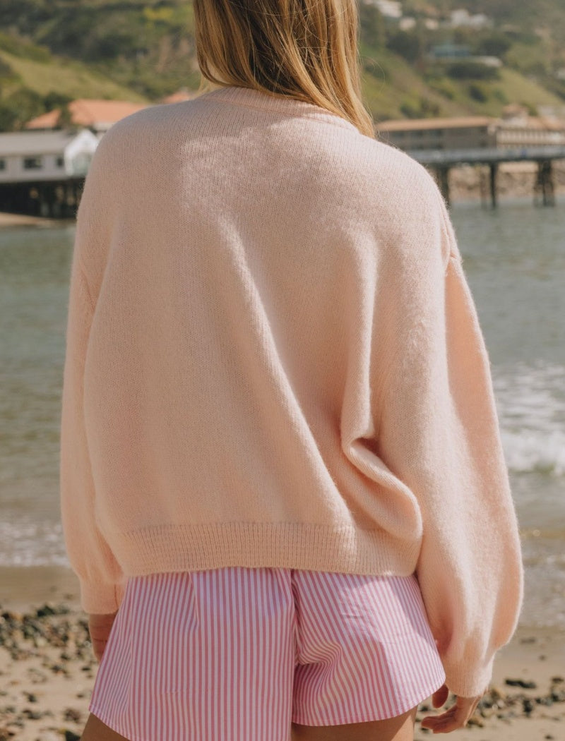 Long Sleeve Buttoned Knit Cardigan