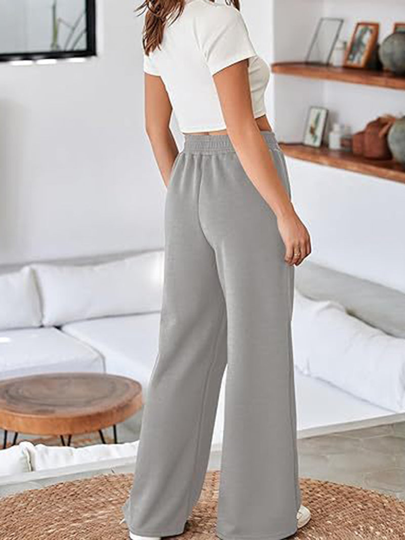Wide-Leg High-Rise Pants