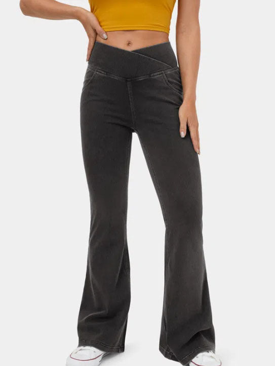 High-Rise Flare Legs Jeans