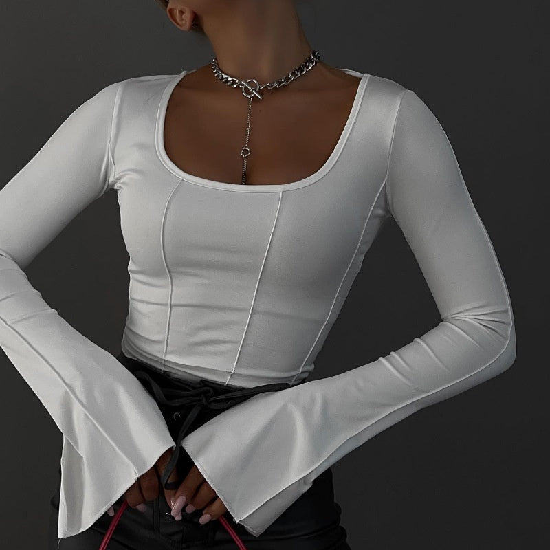 Flared Sleeve Top