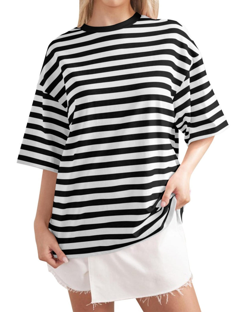 Loose-Fit Striped Tee