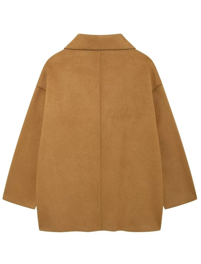 Oversized Pocket Detail Coat