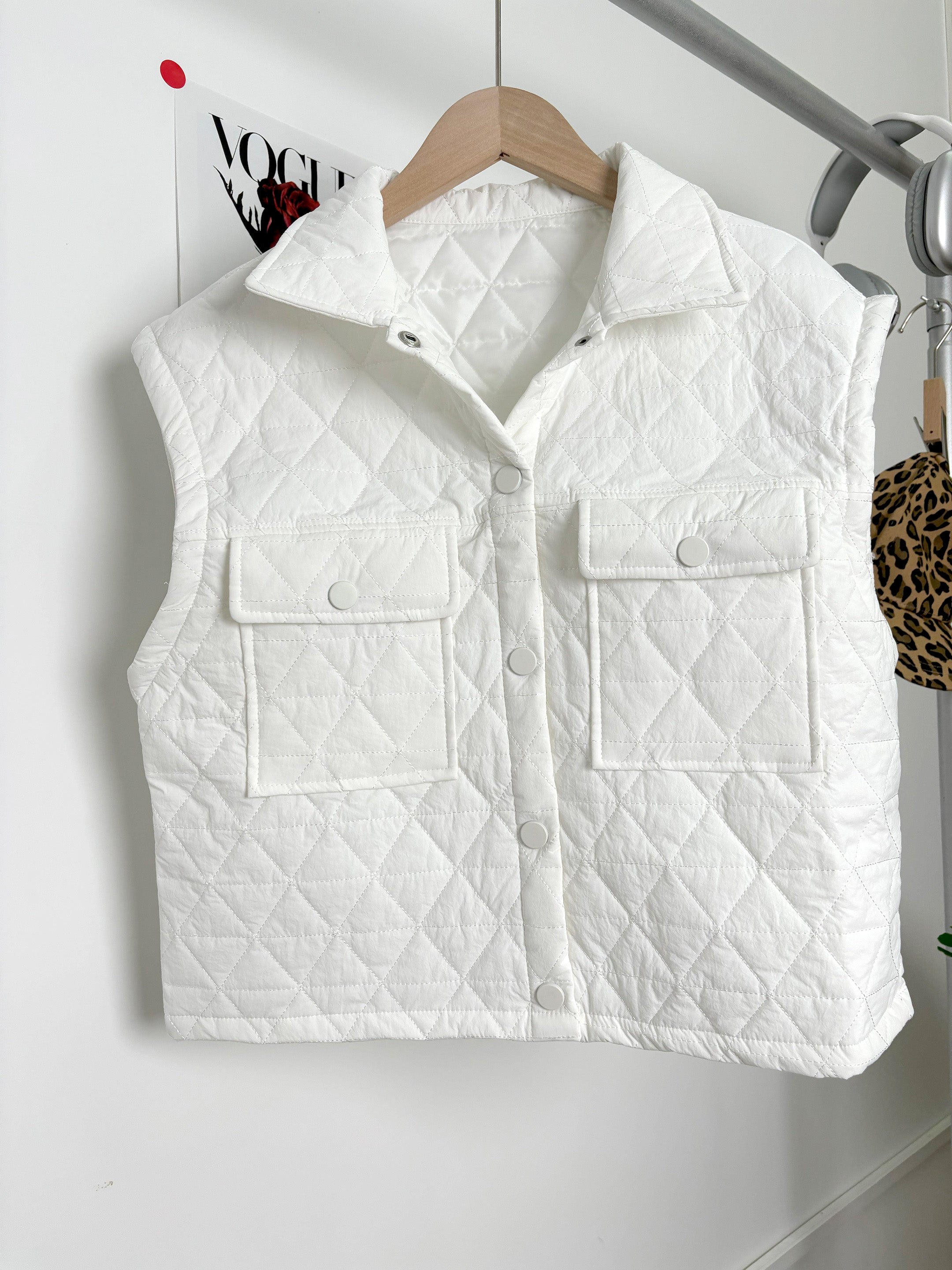 Sleeveless Quilted Vest