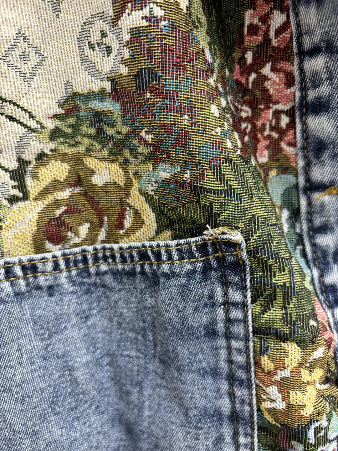 Floral Denim Jacket