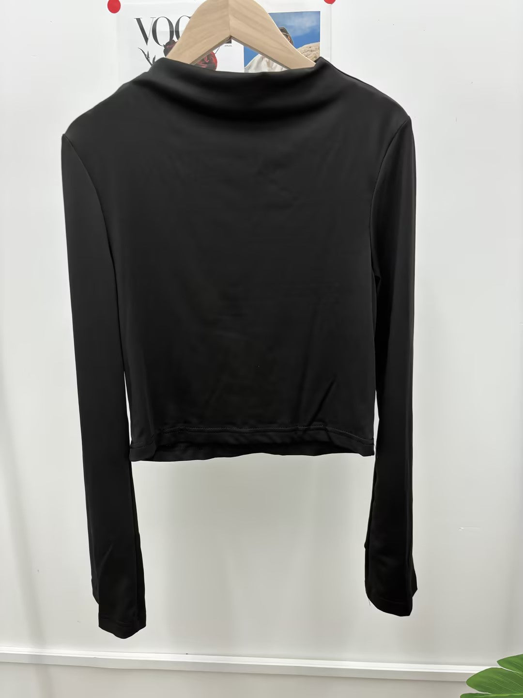 Crop Long-Sleeve Top and Drawstring Maxi Skirt Set