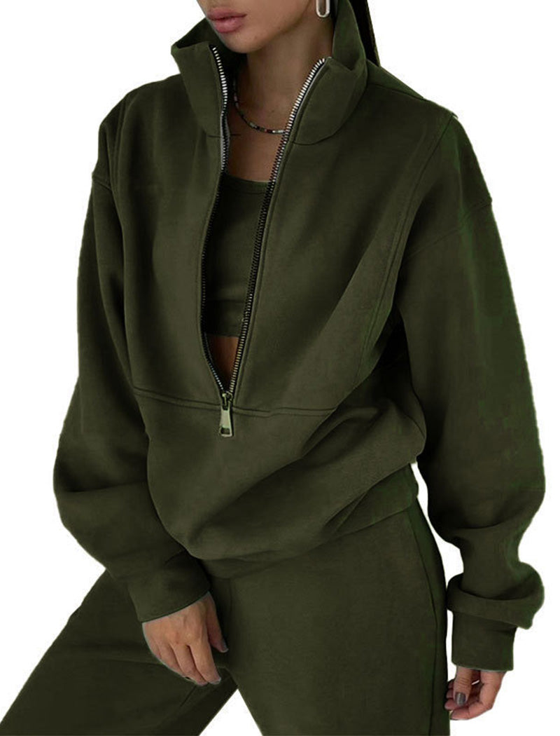 Zip-Up Relaxed Track Set