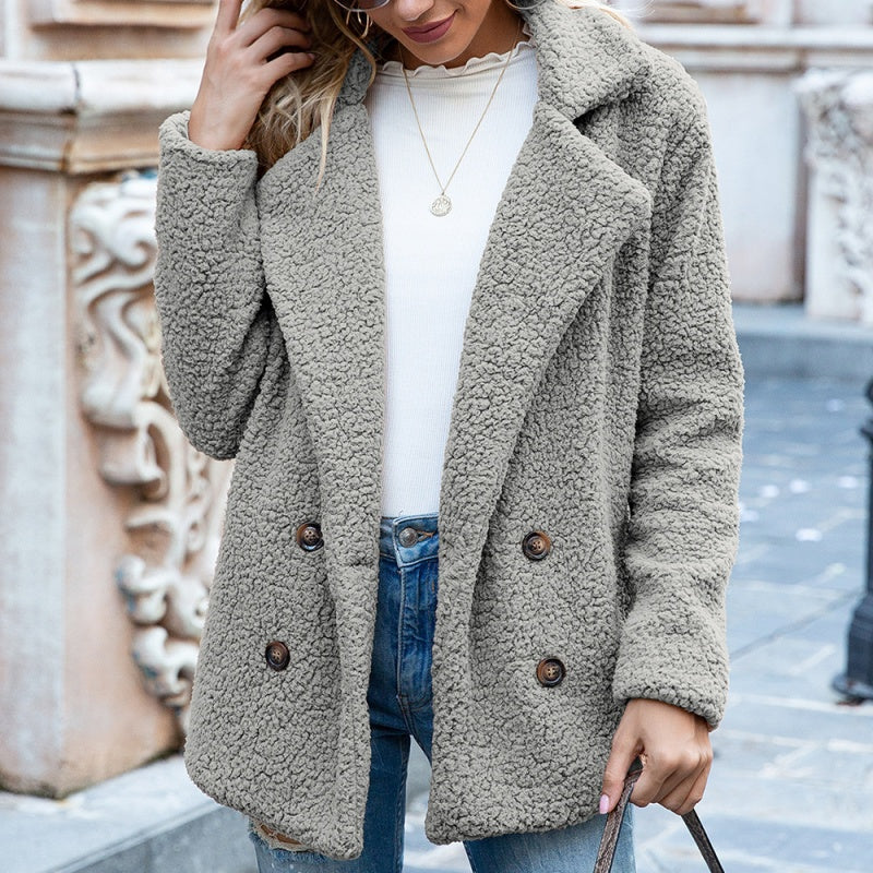 Collared Button-Up Coat