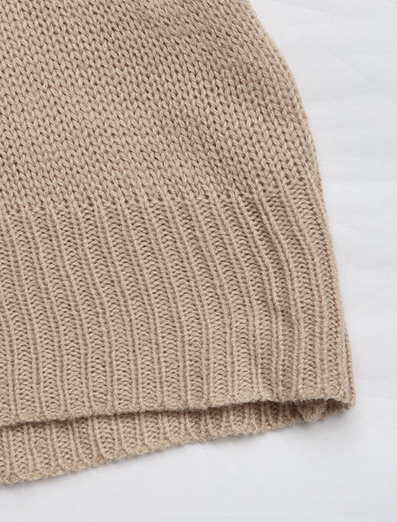 Round Neck Cherry Knit Pullover