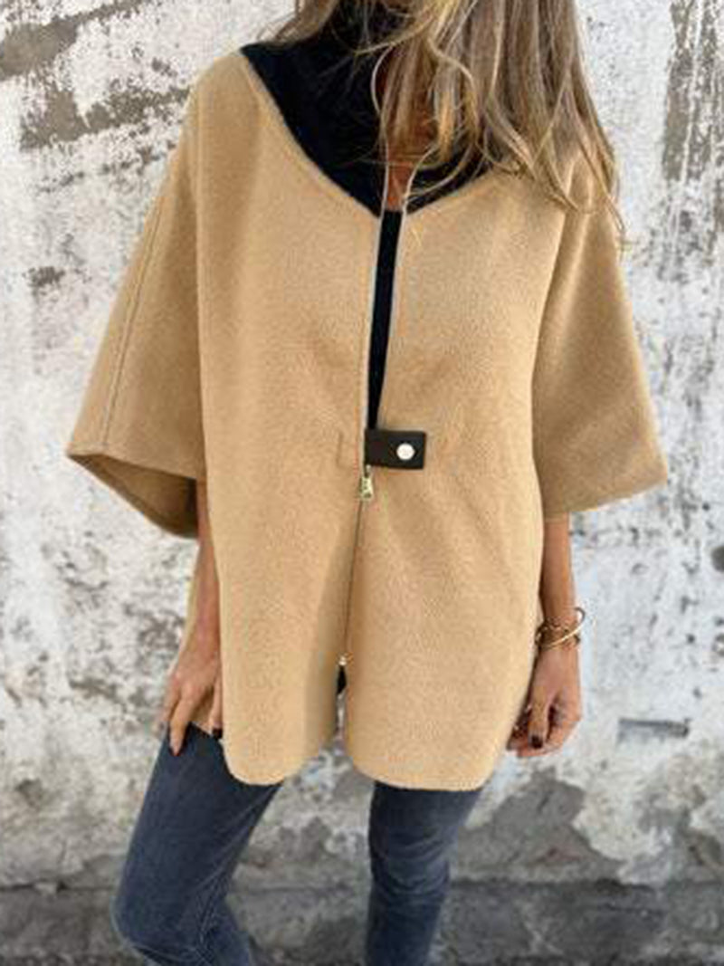 Oversized Zip-Front Jacket