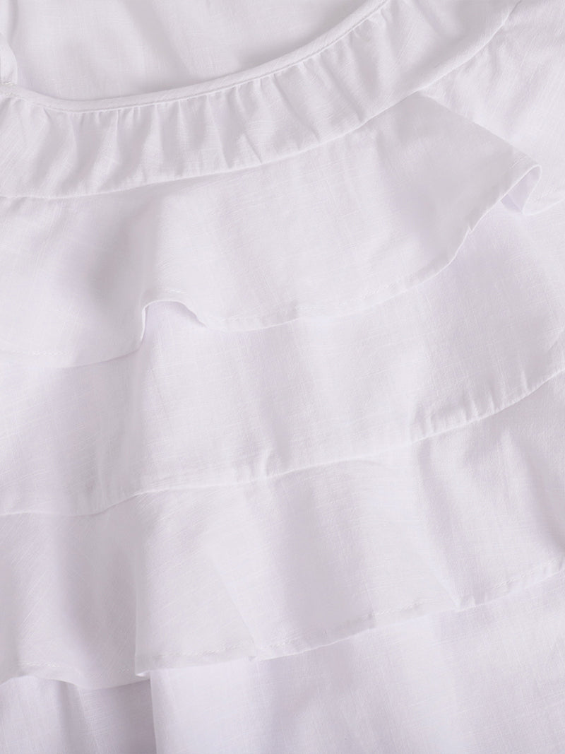 Layered Ruffle Mini Cami Dress