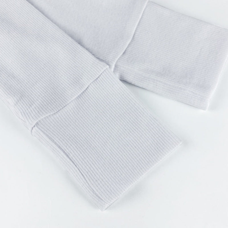 Long-Sleeve Henley Bodysuit