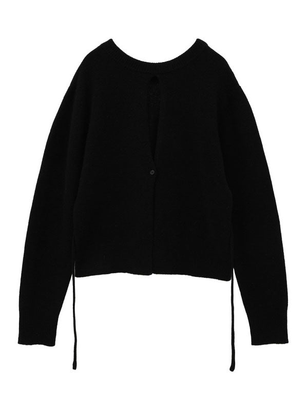 Cutout Cropped Cardigan