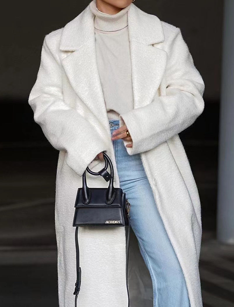 Longline Oversized Teddy Coat