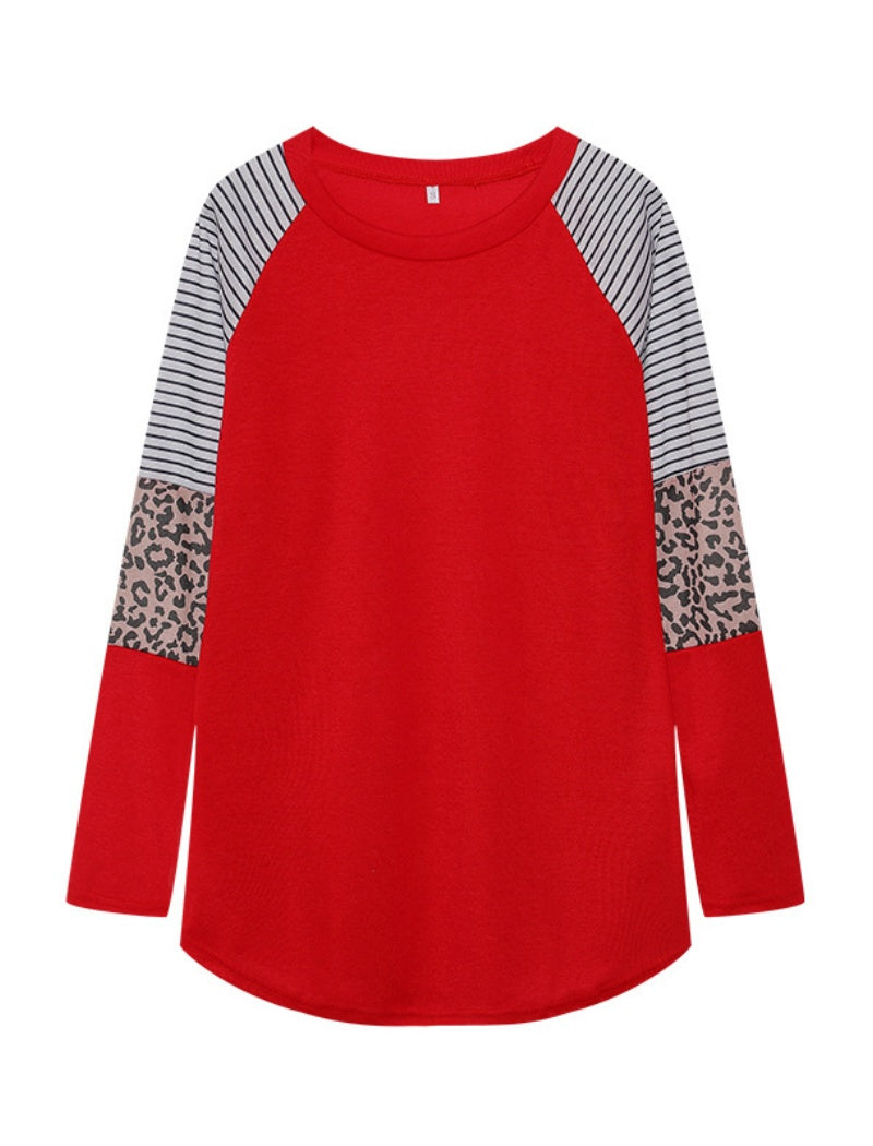 Colorblock Long Sleeve Top