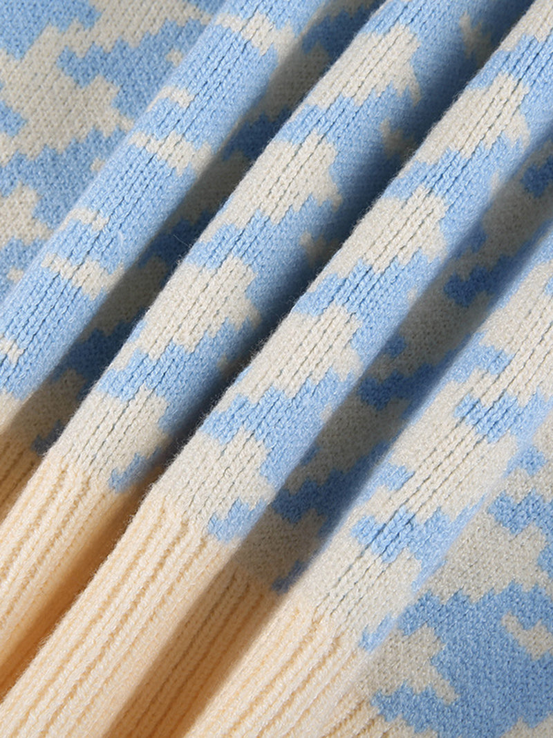 Houndstooth Cardigan