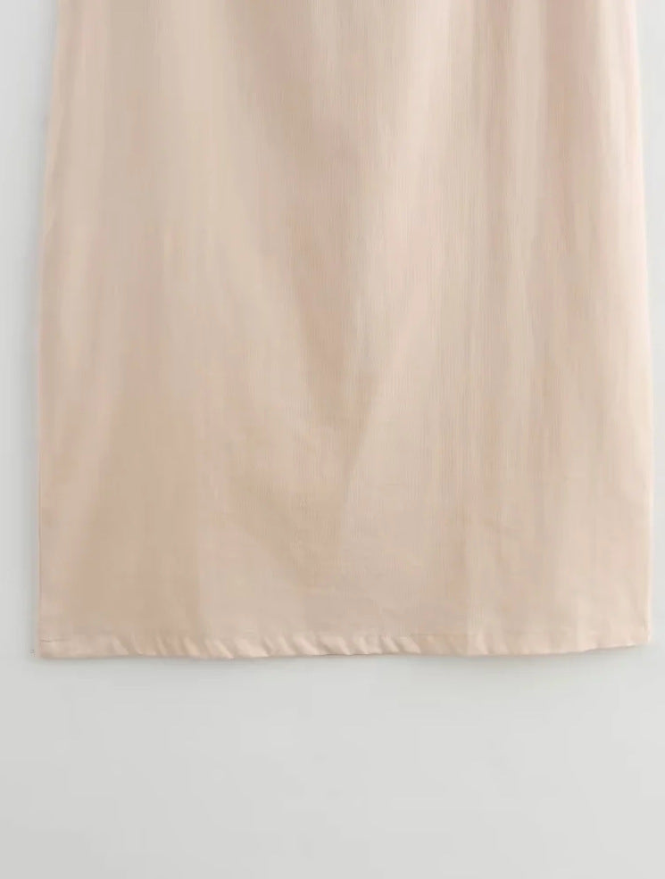 Pleated Vest and Skirt Set