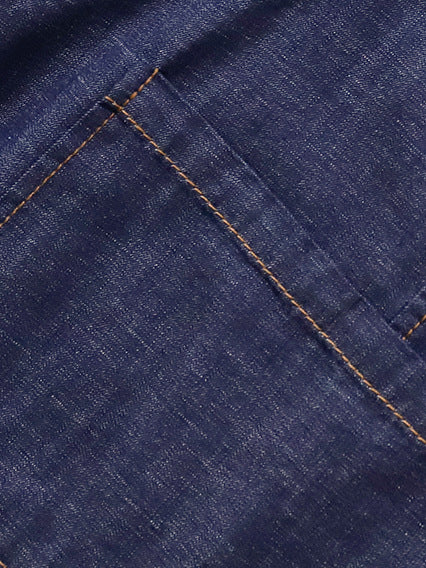 Ruffle Denim Mini Dress