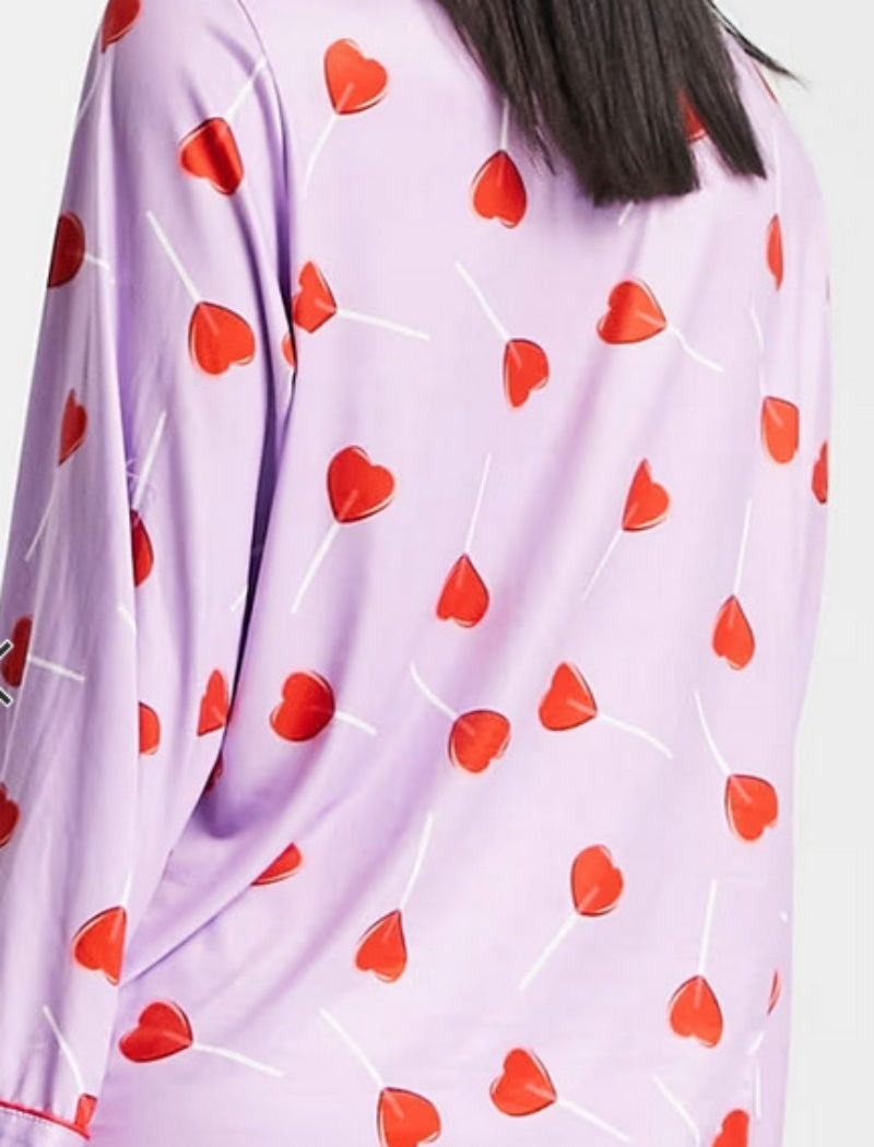 Floral Print Pajama Set