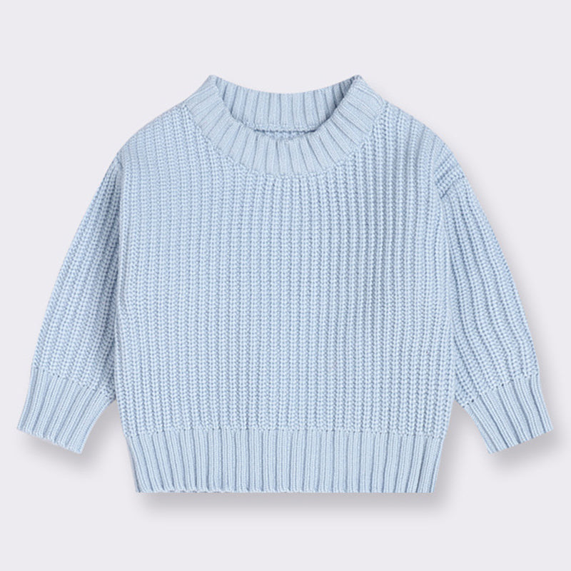 Ribbed Knit Long-Sleeve Sweater Set (Kids)