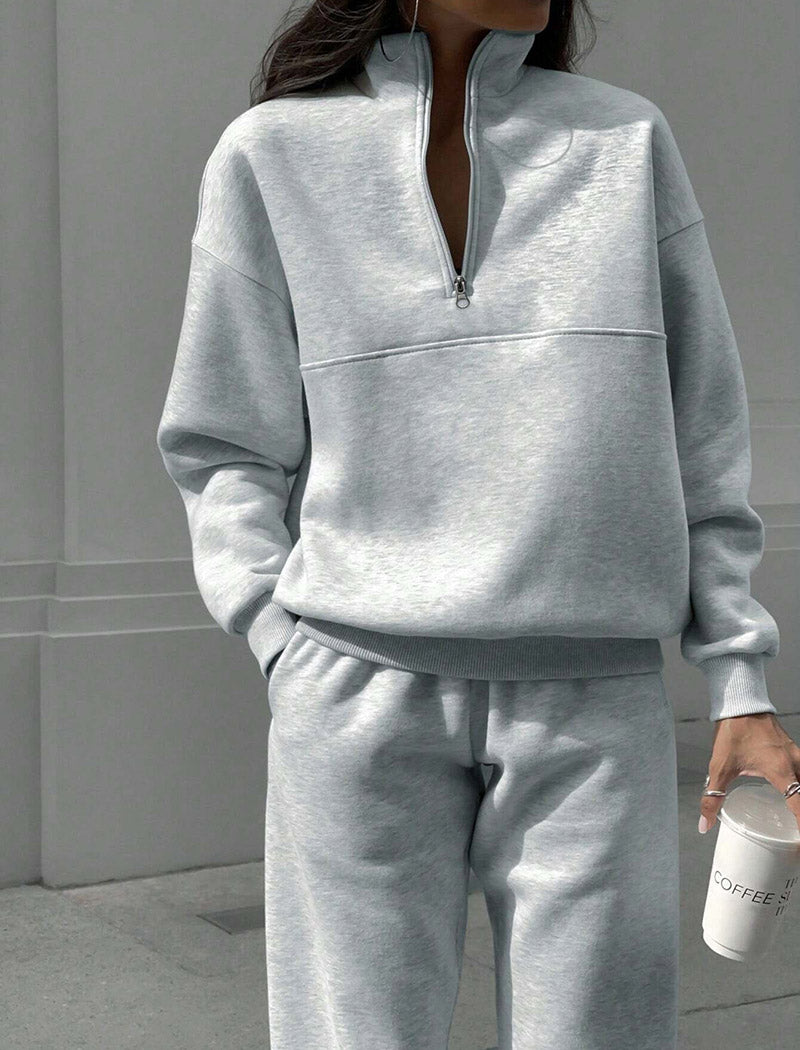 Zip-Up Top and Pants Set