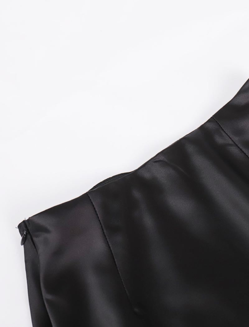 Satin Mermaid Maxi Skirt