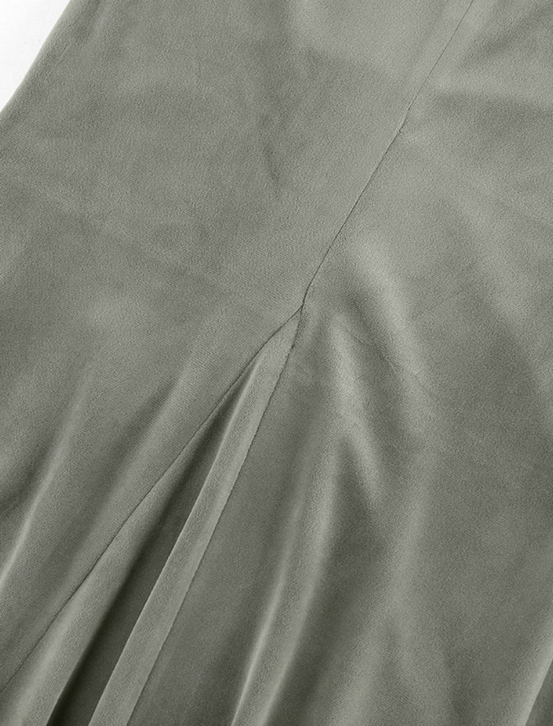 Flared High-Waist Skirt