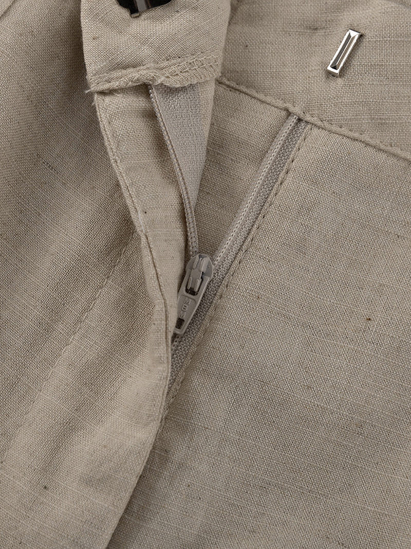 Button-Up Vest and Shorts Set