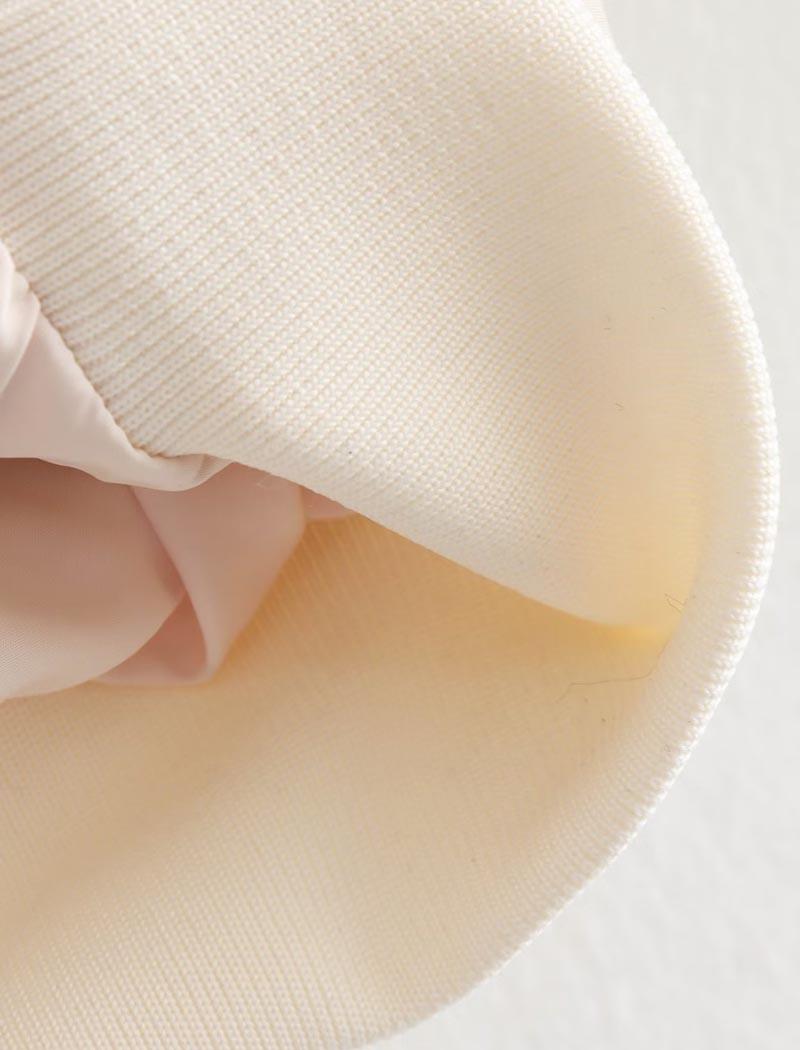 Quilted Cropped Bomber Jacket