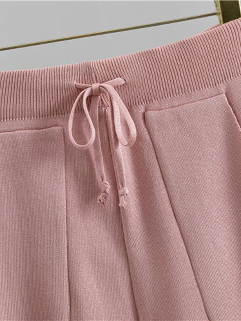 Heart Print Sweater and Jogger Set