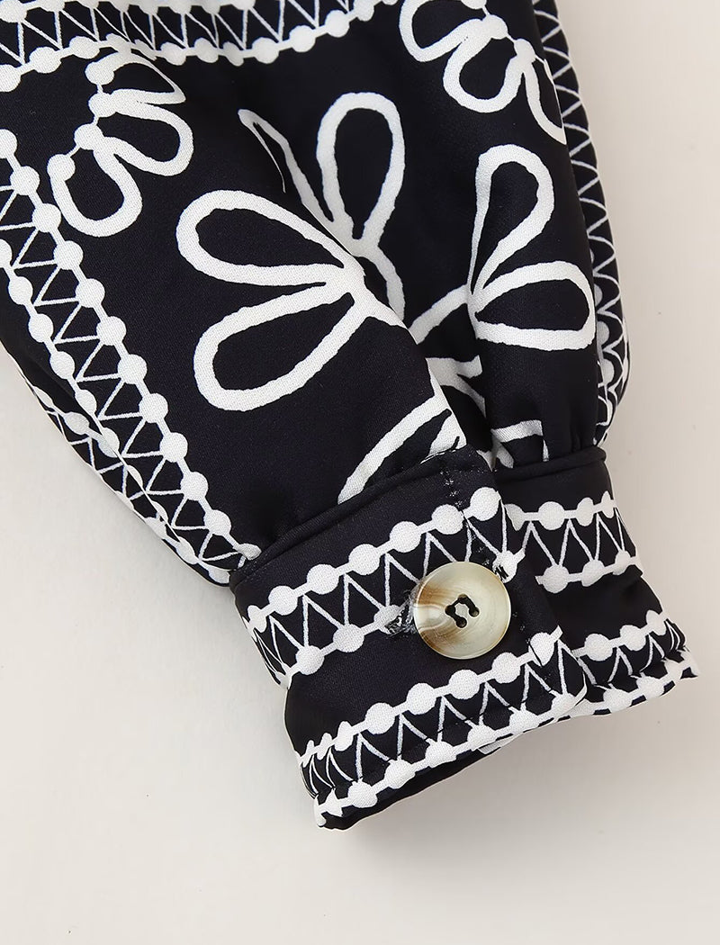 Floral Jacket and Shorts Set