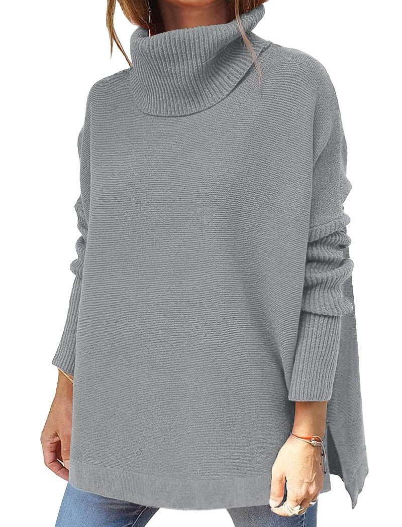 Loose-Fit Turtleneck Pullover