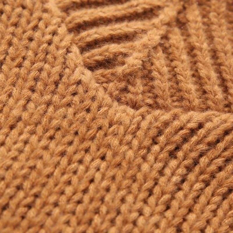 Chunky Knit Hooded Pullover