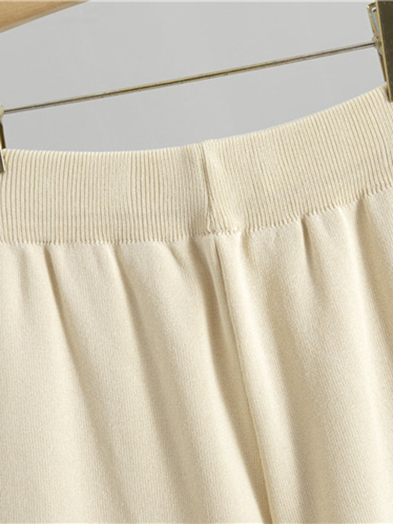 Double-Breasted Crop Jacket and Pants Set