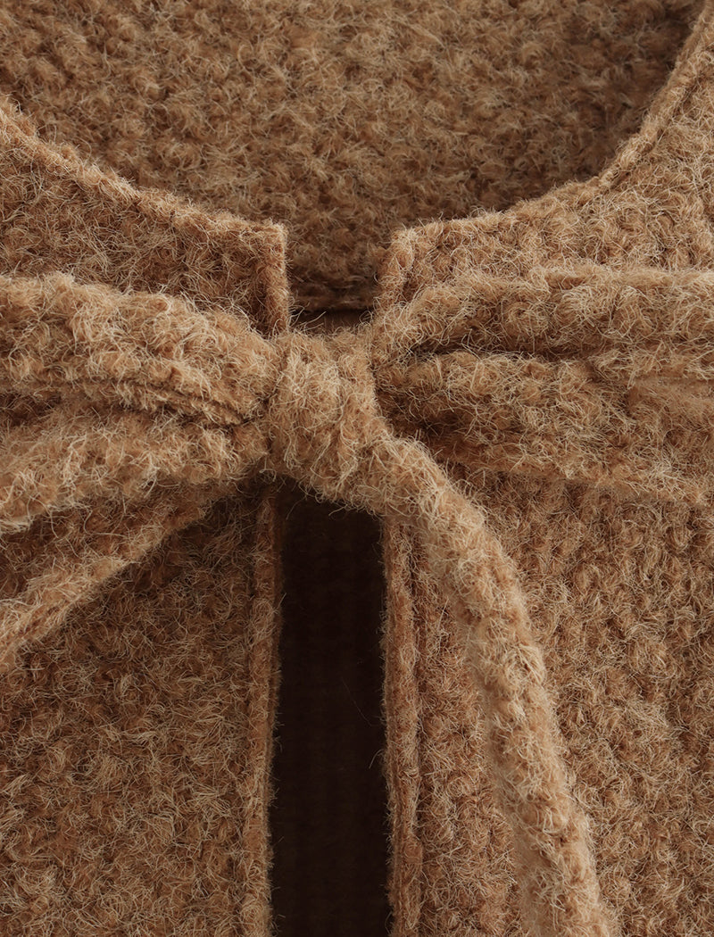 Tie-Front Sleeveless Vest