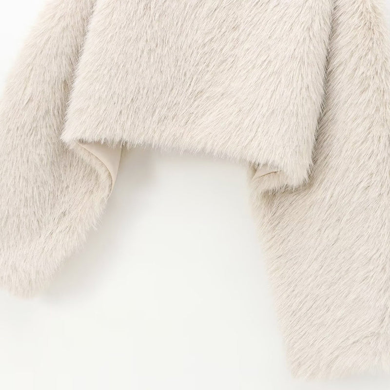 Soft Plush Cropped Bolero