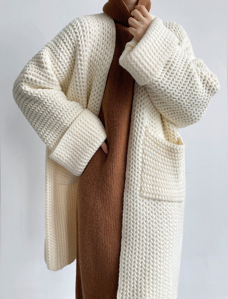 Twist Solid Knit Cardigan