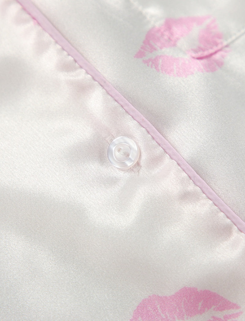 Three-Piece Printed Pajama Set