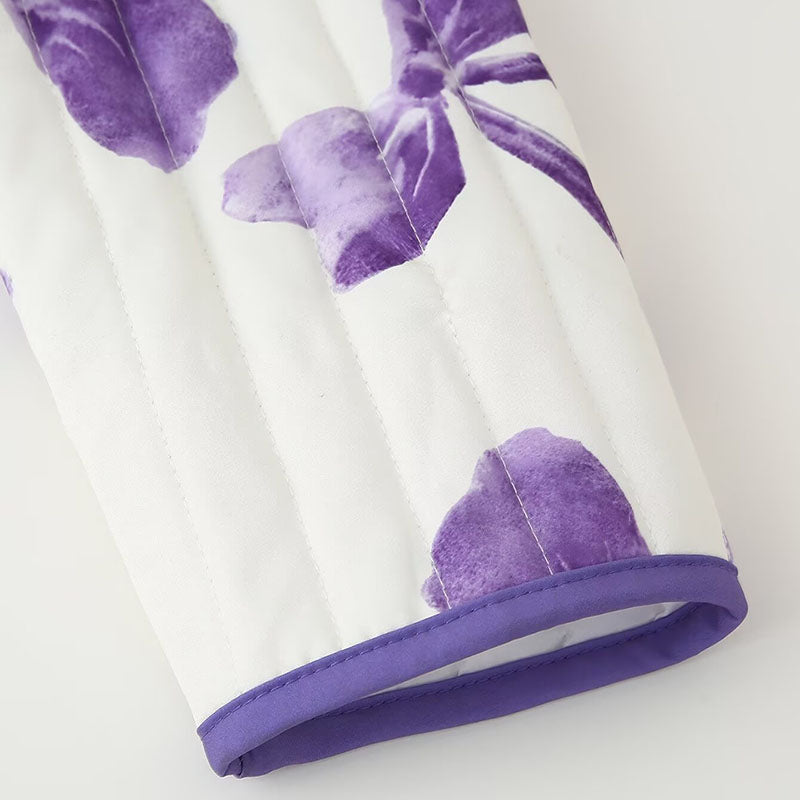 Bow Print Quilted Jacket