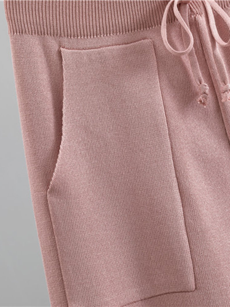 Heart Print Sweater and Jogger Set