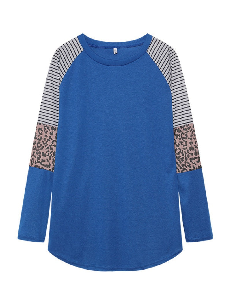 Colorblock Long Sleeve Top