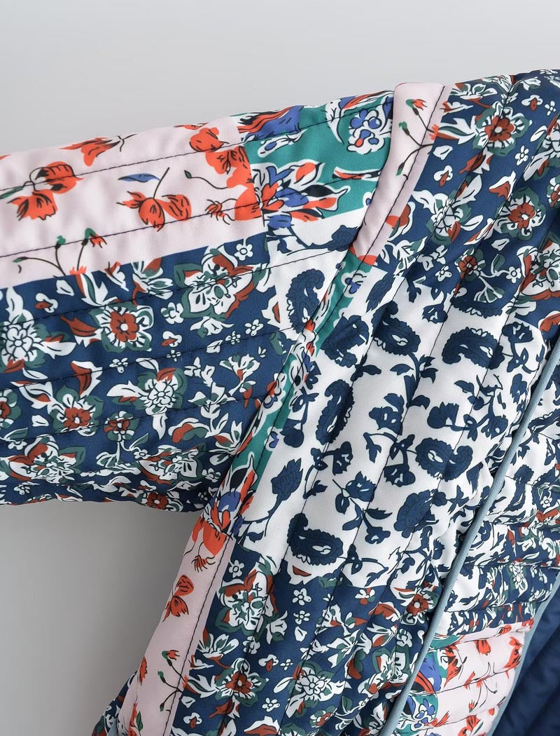 Patchwork Cropped Jacket