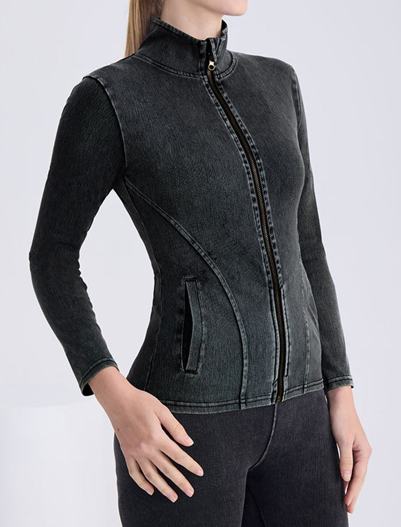 Fitted Zip-Up Jacket