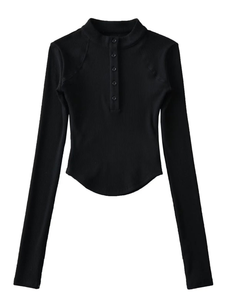 Ribbed Slim Fit Thumbhole Top