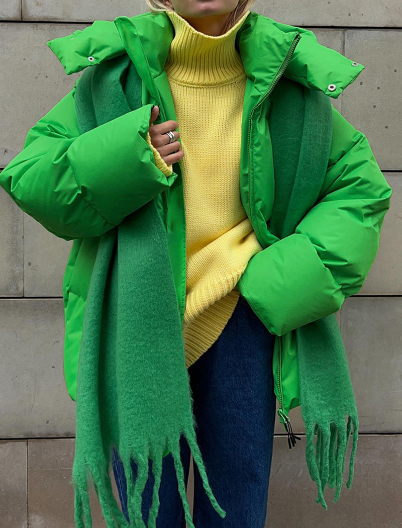 Oversized Hooded Puffer Jacket
