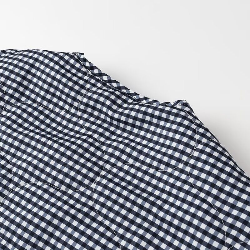 Button-Down Gingham Jacket